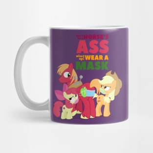 Don't Be A Horse, Wear A Mask Mug